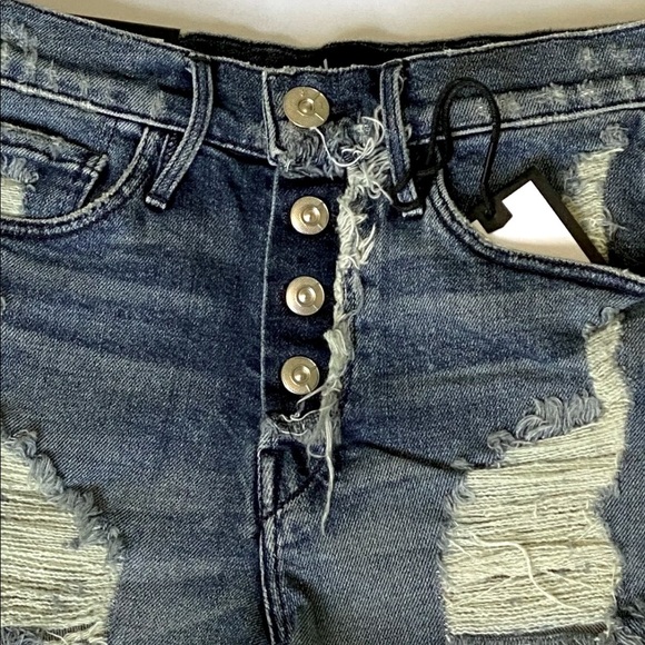 3x1  Shelter Cutoff Denim Jean Shorts Liberty Wash - Picture 9 of 9